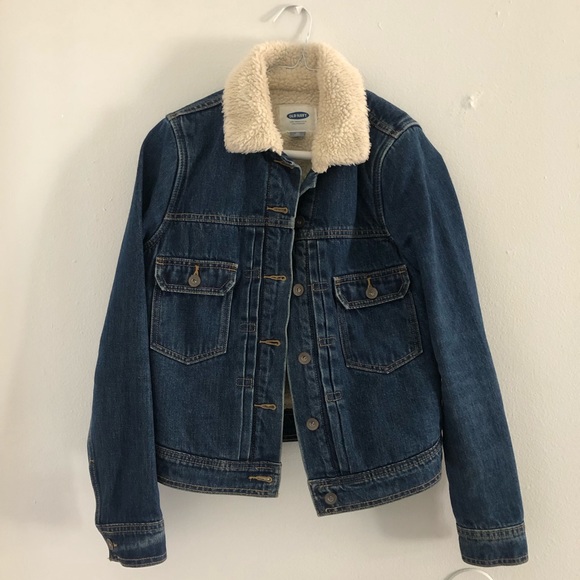 Old Navy Jackets & Blazers - Old Navy Sherpa Denim Jacket XS